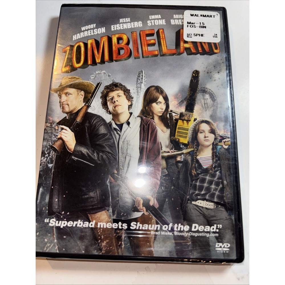 Zombieland (DVD, 2009) Brand New Sealed